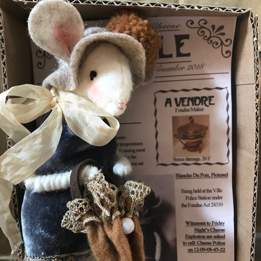 Blanche Du Pois - Handmade Mouse 
