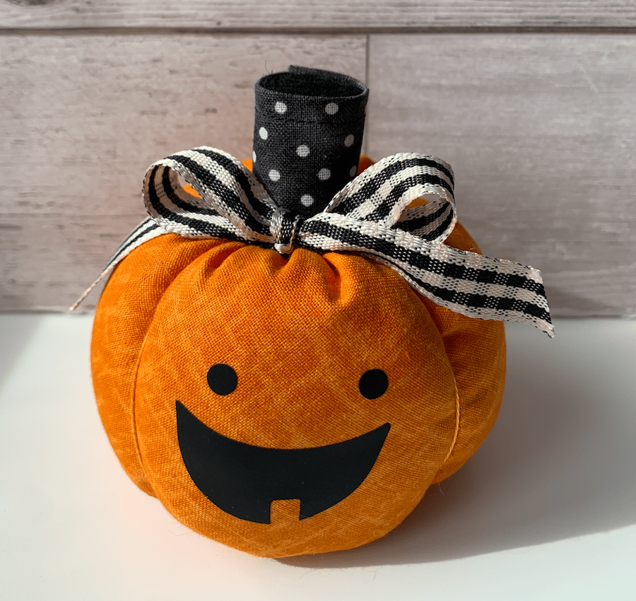 Halloween Fabric Pumpkin, Pumpkin Decoration, Fabric Pumpkin, Autumn Decoration,
