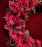 Luxury Deep Red Rose, Gerbera & Amaranthus Door Wreath — Bold, Dramatic & Handma - Image 6