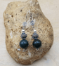 Bloodstone sphere earrings - Image 1