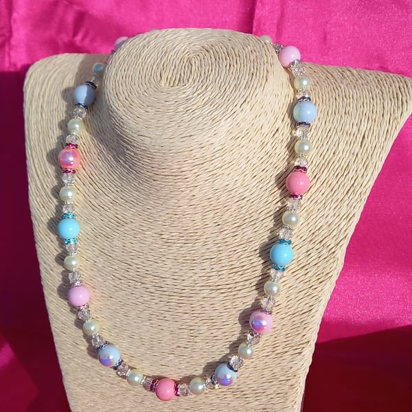 Pastel Dot Necklace