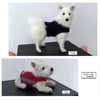 CUSTOM ORDER Two miniature needlefelted dogs by Lily Lily Handmade