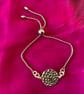 Slider Bracelert With Metal Disc. - Image 1