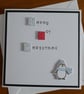 Personalised First Christmas Card - Penguin - Image 5