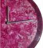 Hand Painted Customised Wall Clock Indoor 25 cm Silent Quartz Clock Gift Idea - Image 5
