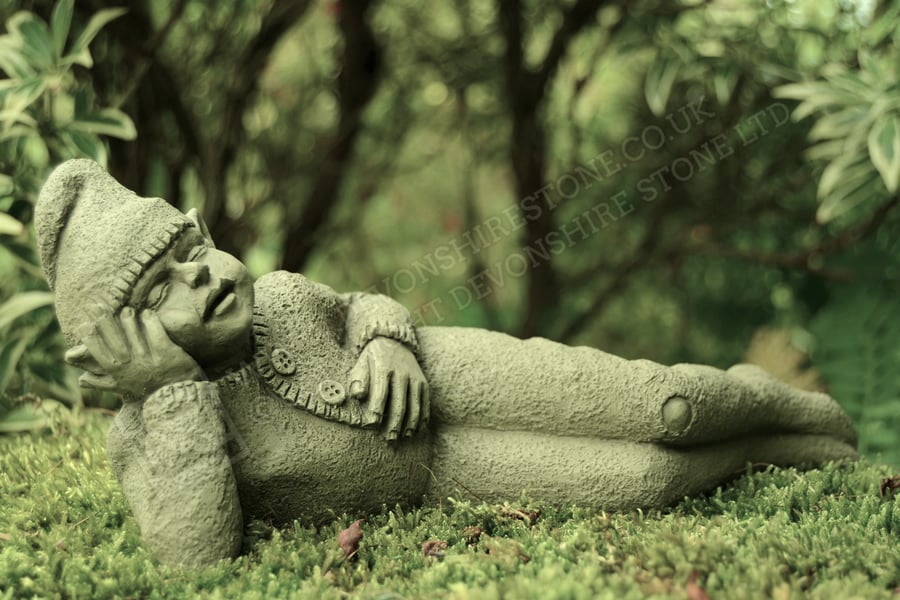 Thomas the Elf Stone Garden Ornament