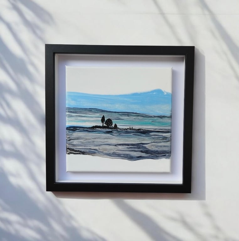 Northumberland hills - winter icy frost 