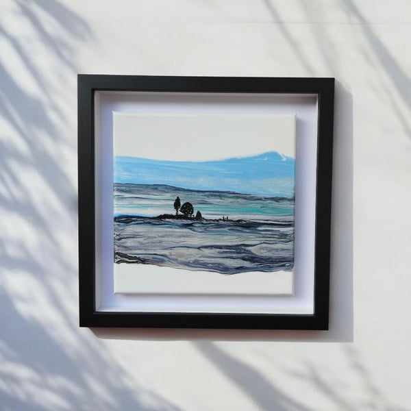 Northumberland hills - winter icy frost 