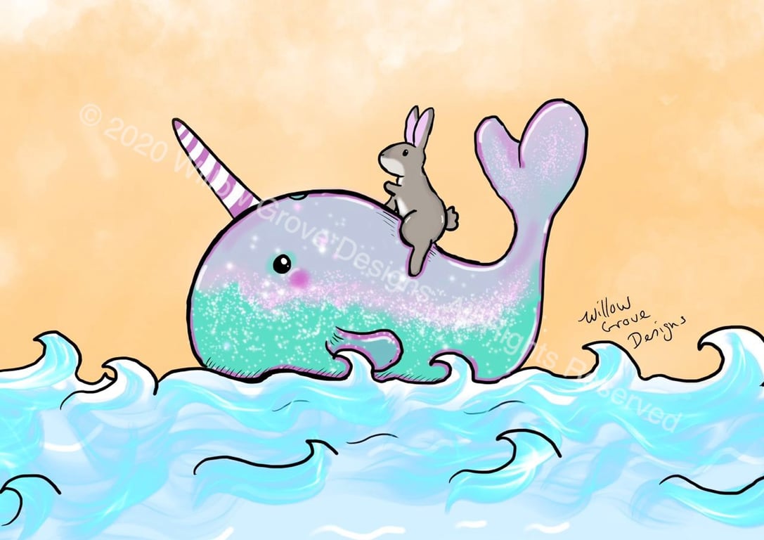 Onward, my trusty steed! - Art Print