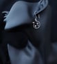 Silver mushroom earrings - Image 1