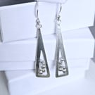 Silver Causeway Dangle earrings