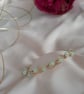 Handmade Wire Wrapped Zigzag Beaded Bangle Statement Bracelet  - Image 2
