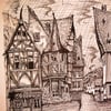 Prints Of My Drawings - Early Eastern European Architecture