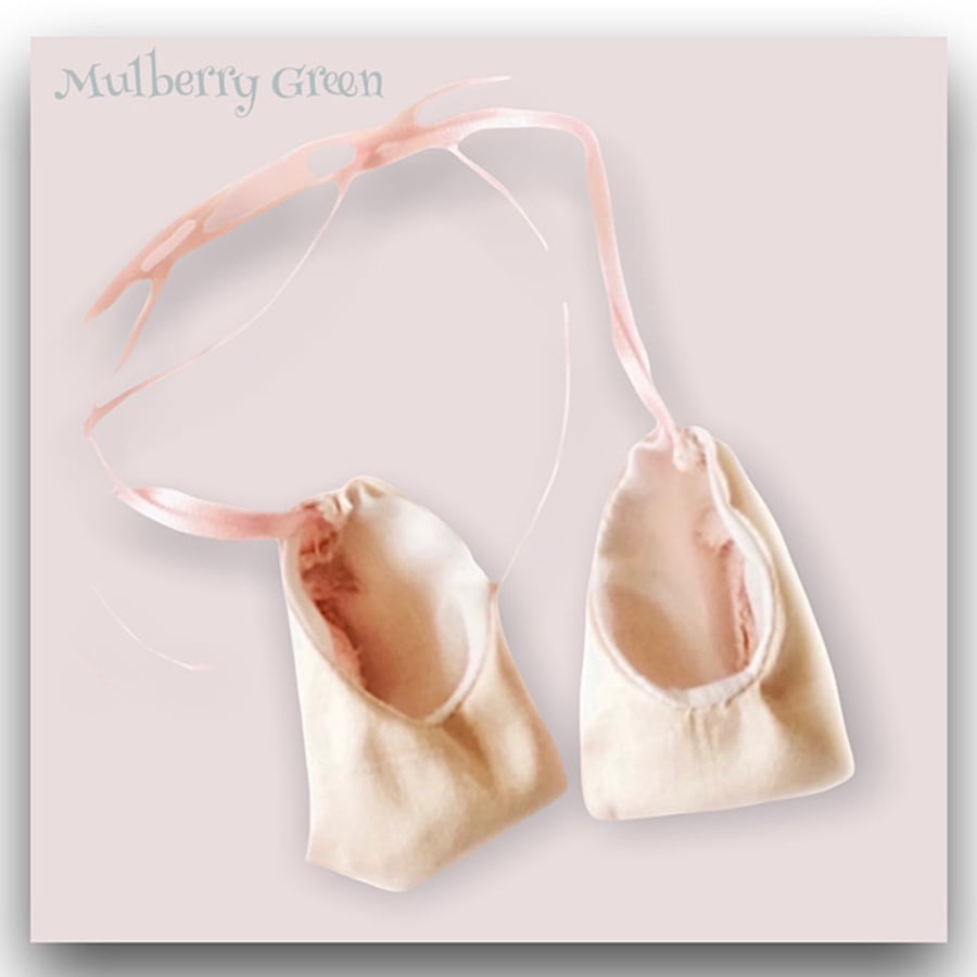Pink Silk Ballet Shoes