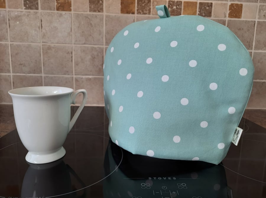 Spotty Tea Cosy, Fabric Tea Cosy, Handmade in the UK