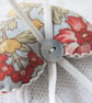SET OF 3 FLORAL LAVENDER BAGS - HEART SHAPED - Image 6