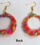 Sold - Colourful Boho Circle Earrings - Image 2