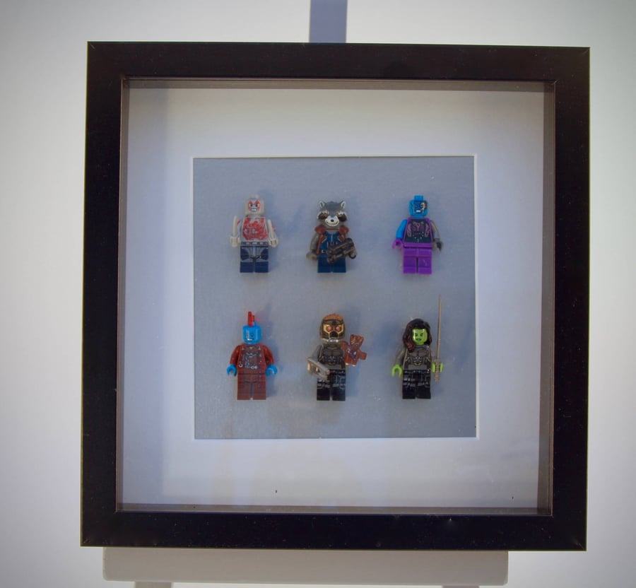 Guardians of the Galaxy  mini Figures frame