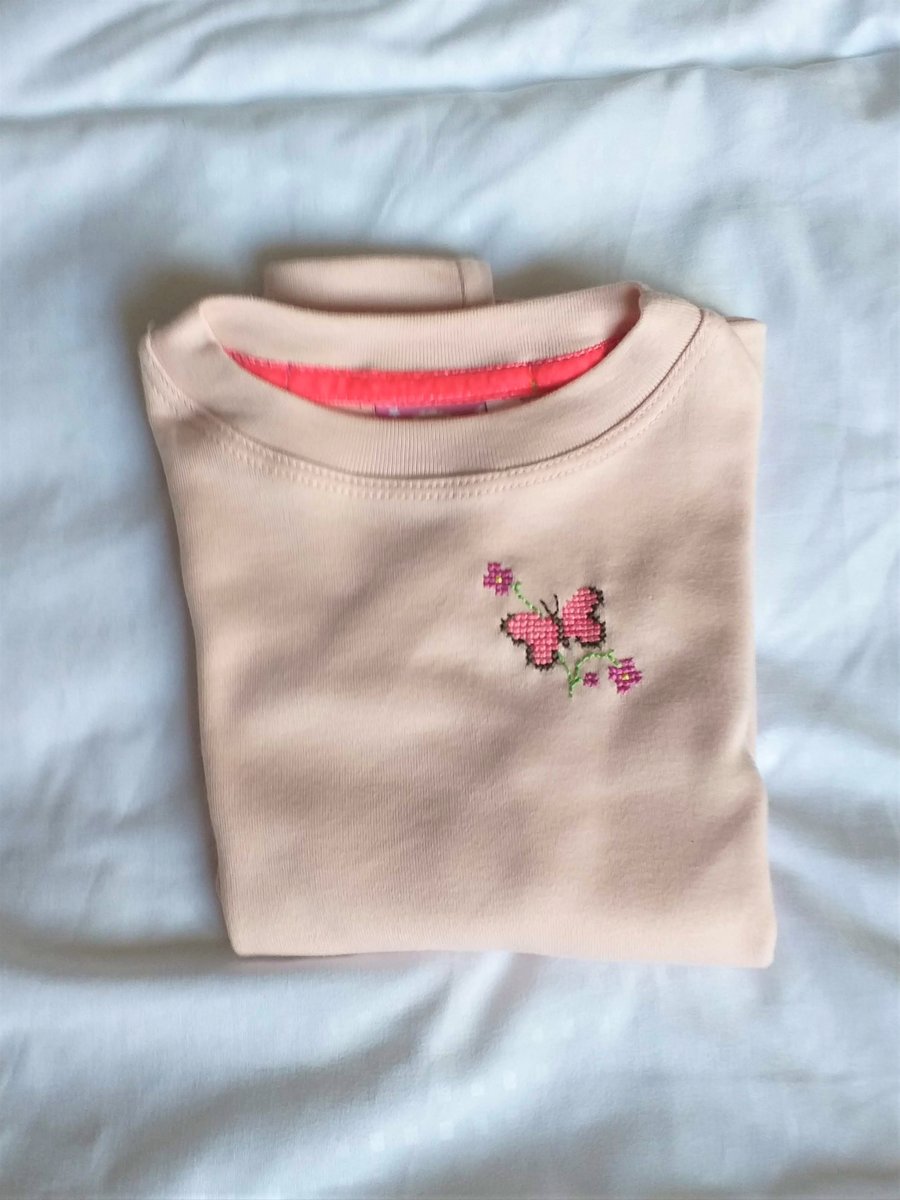 Butterfly Long-sleeve T-shirt Age 2