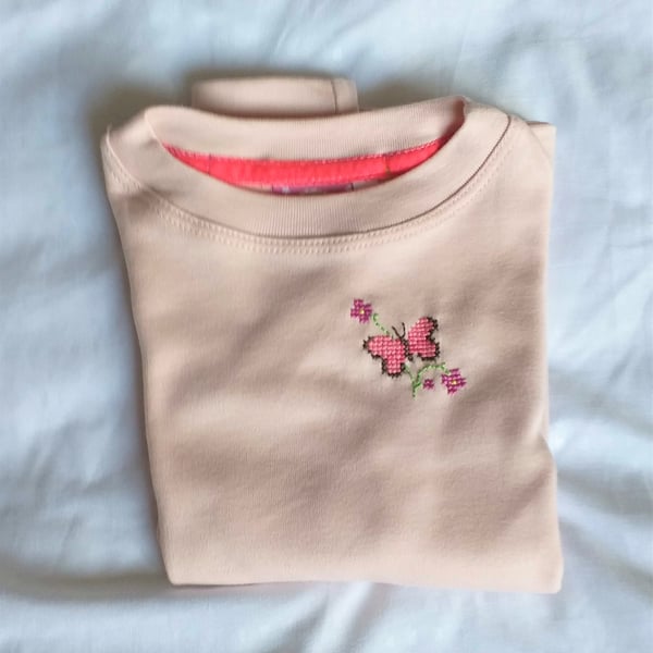 Butterfly Long-sleeve T-shirt Age 2