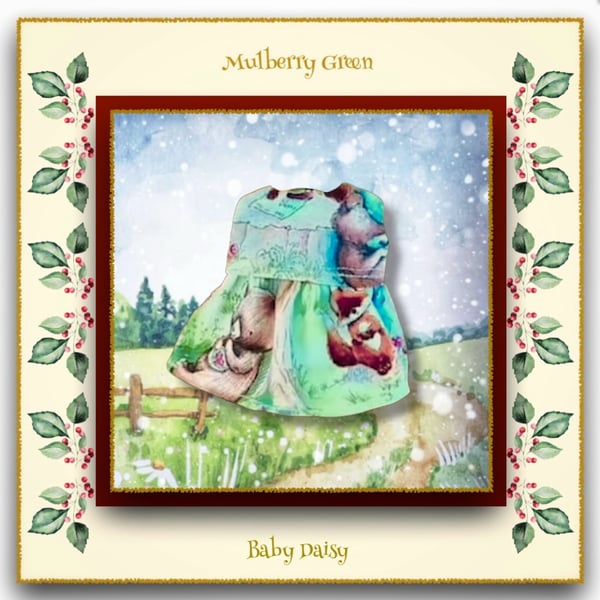 Forest Friends Dress for Baby Daisy 