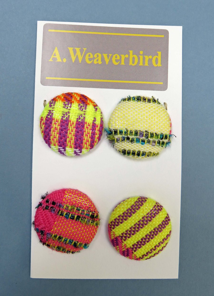 Colourful Covered Buttons