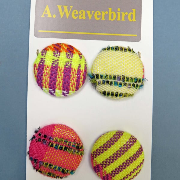 Colourful Covered Buttons
