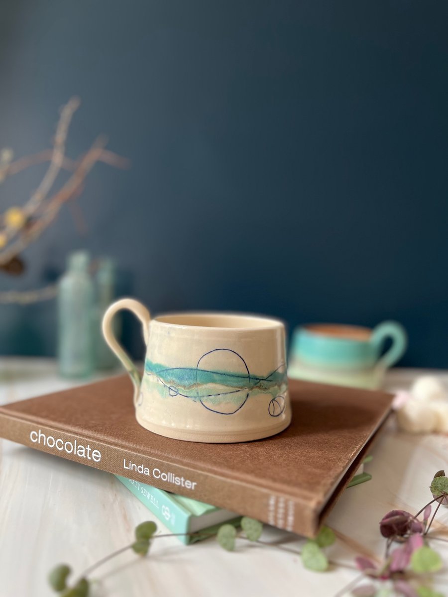A Ceramic handmade cup - 87 - Summer Studio Sale 