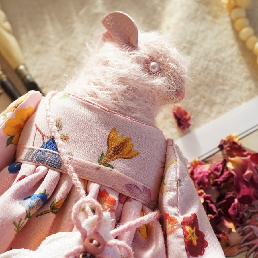 Rhosin, A Mohair Mouse inLiberty Lawn