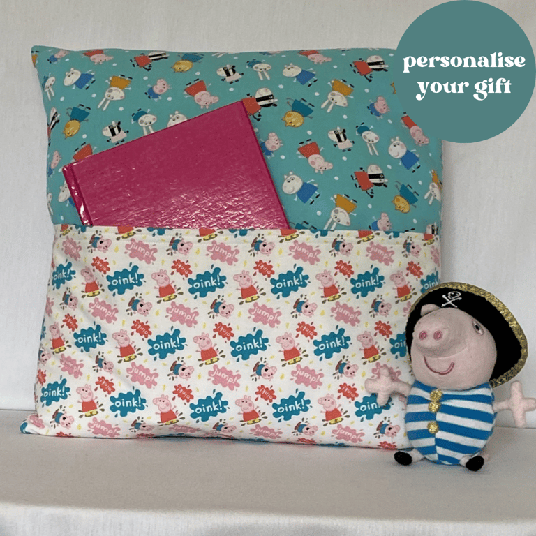 Reading Cushion featuring Peppa Pig