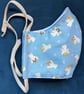 Cotton face mask with angel pattern