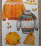 Pack of 3 autumn themed greeting cards, suitable for any occasion - Image 3