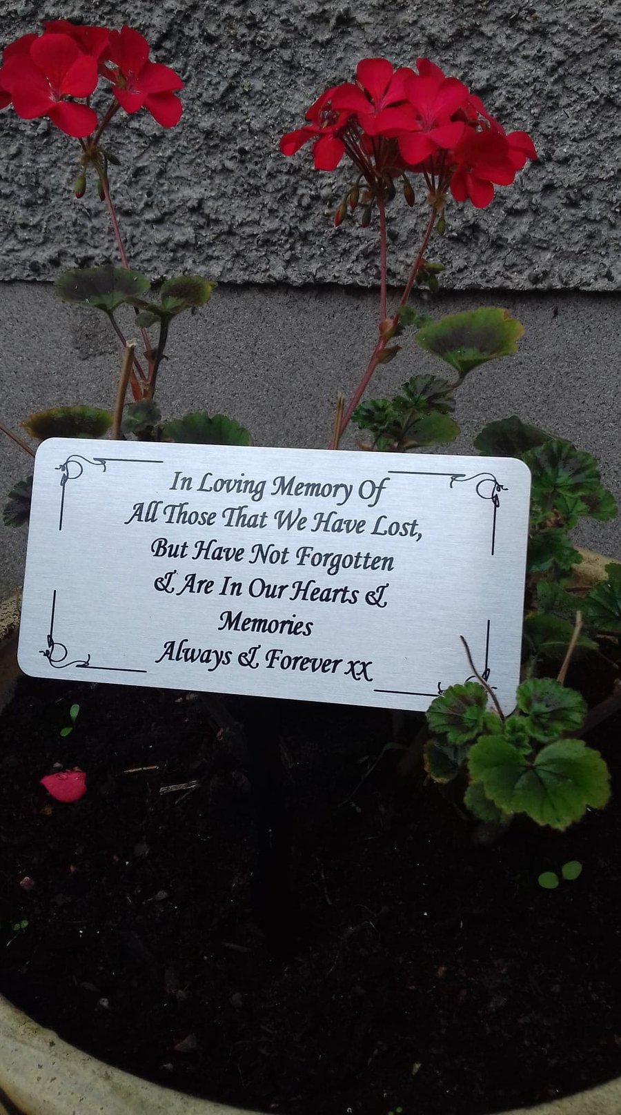 Custom Memorial Stake Grave-Tree Marker-Grave Plaque