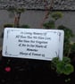 Custom Memorial Stake Grave-Tree Marker-Grave Plaque - Image 1