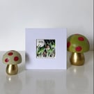 Mounted Original Whimsical Mushrooms Watercolour 