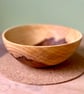 'Rooted'  a Hand Turned Green Rowan Wood Vessel