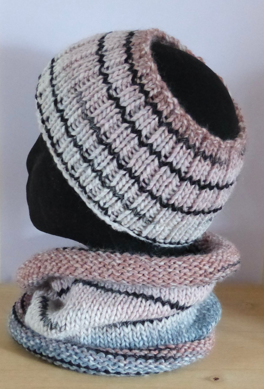Knitted Cowl and Headband