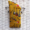 Guitar Glasses Case Lined & Padded 