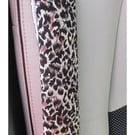 Leopard Print Car Seat Belt Pad pack of 2