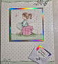 Cute fairy birthday greetings card 