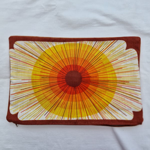 Handmade 37.5cm x 25cm scatter cushion cover sunburst starburst