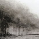 April Showers no.1 in a limited edition of 10 dry point mini prints