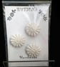 Buttons Handmade Embroidered Yorkshire Style  - Image 1