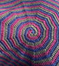 Lullaby Crochet Blanket - Black-and-Blue Berry - Image 4