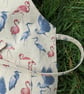 Child Apron. Size extra small,  3- 5 years.  Flamingo design.  Little helper. - Image 3