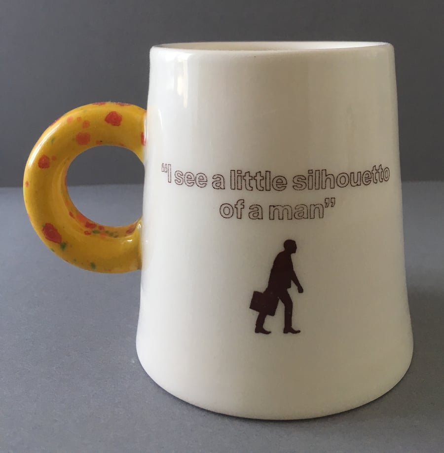 Bohemian Rhapsody. Queen. Handmade Ceramics. Mug. Coffee. Music lover.