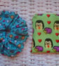 Hedgehog Gift Set Purse Card Holder and Hair Scrunchy. - Image 1