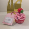 Strawberry Mini Cupcake Pincushion