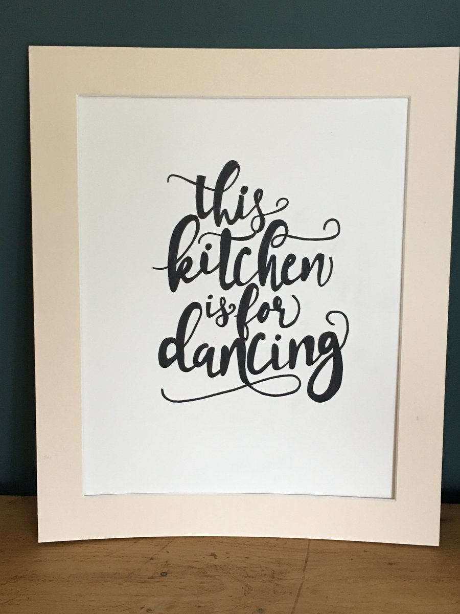 This Kitchen is For Dancing, Kitchen Art, Wall Art, Art