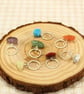 Chakra Stitch Markers - Knitting & Crochet Options Available - Set of 7 Gemstone - Image 8